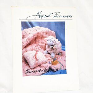 Lamb Pillow Quilt Patterns Vanessa-Ann Collection Material Possessions 1980s